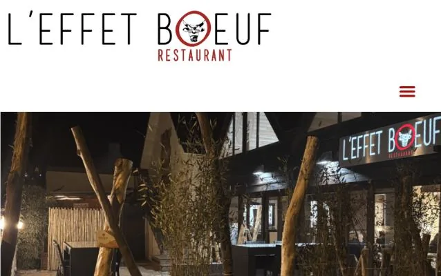 Page d'accueil du site de L'Effet Bœuf